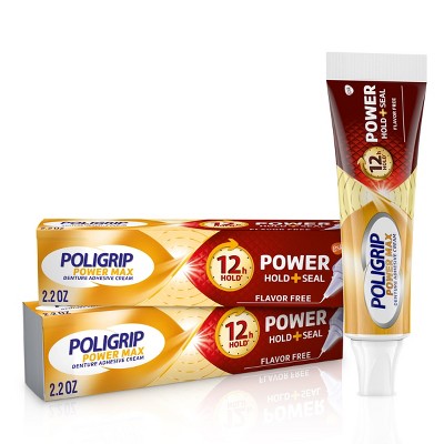 Poligrip Denture Power Hold and Seal - 2.2oz/2pk