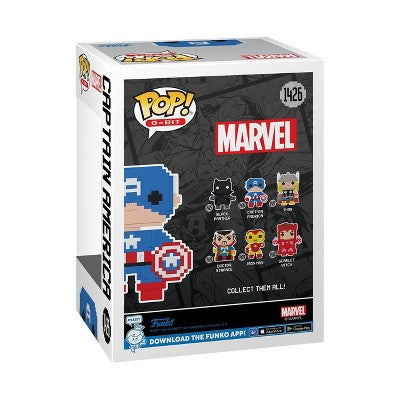Funko POP! Marvel: 8-Bit Captain America Figure (Target Exclusive)