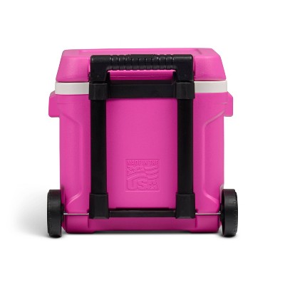Sun Squad 24 Cans/16qt Rolling Cooler - Pink Fizz