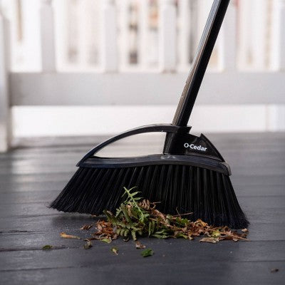 O-Cedar Indoor/Outdoor Assembled Strong Sweep Broom with Step On Dust Pan (LOCAL PICKUP ONLY)