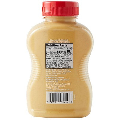 Hickory Farms Christmas Condiments Sweet Hot Mustard - 10oz