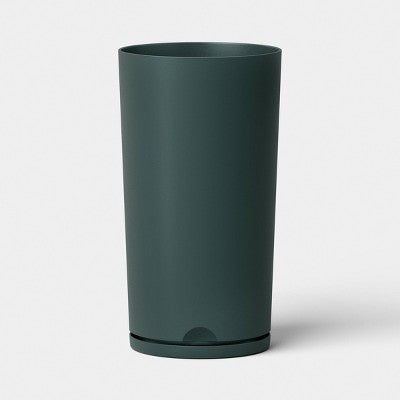 Recycled Resin Indoor Outdoor Planter 12"x21" Green - Room Essentials