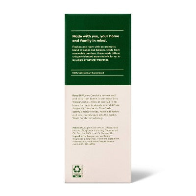 Liquid Reed Diffuser - Cedar & Balsam - 2 fl oz - Everspring