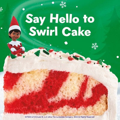 Pillsbury Elf On The Shelf Vanilla Swirl Cake Mix - 15.25oz