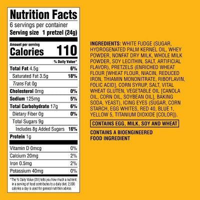 Halloween Mummy Fudge Dipped Pretzel Rods - 5.15oz - Favorite Day