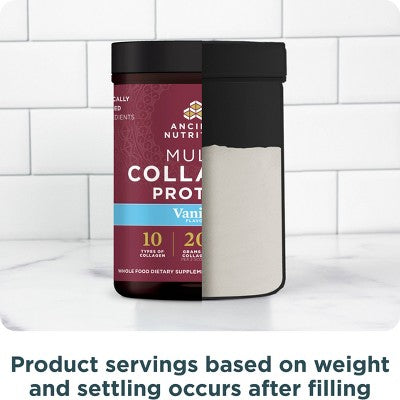 Ancient Nutrition Multi Collagen Protein Powder - Vanilla - 20 Servings