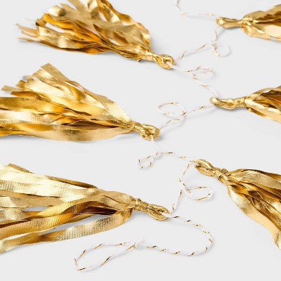 Metallic Gold Tassel Garland - Spritz