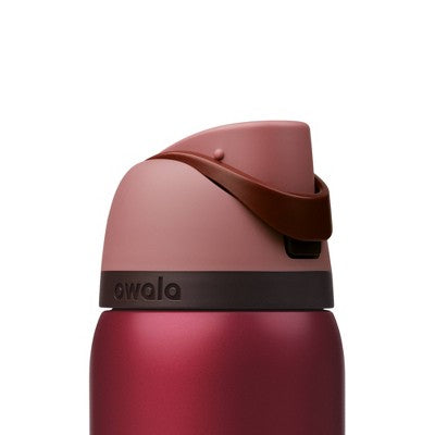 Special Edition Holiday Owala 32oz Stainless FreeSip Water Bottle - Poinsettia