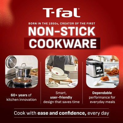 T-Fal Simply Cook 8" Ceramic Nonstick Fry Pan Black