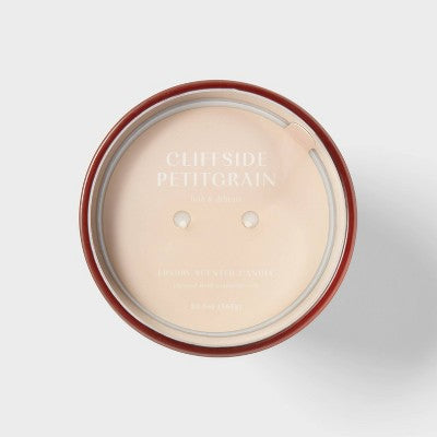 20oz Metallic Jar Candle Petitgrain Canyon - Threshold