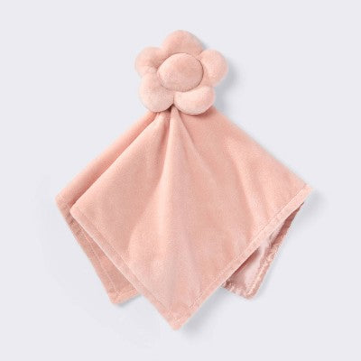 Plush Security Blanket - Pink Flower - Cloud Island