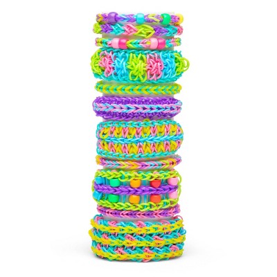 Rainbow Loom Mega Mighty Case Jewelry Kit: Craft Activity Set with Beads, Rubber Bands & Looms