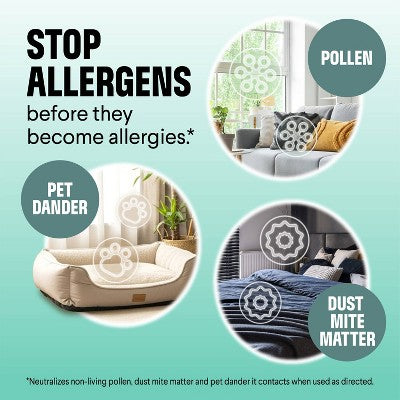 Clorox PURE Allergen Neutralizer Fabric & Carpet Spray Air Fresheners Clean Breeze - 26oz: Non-Toxic, Liquid Spray
