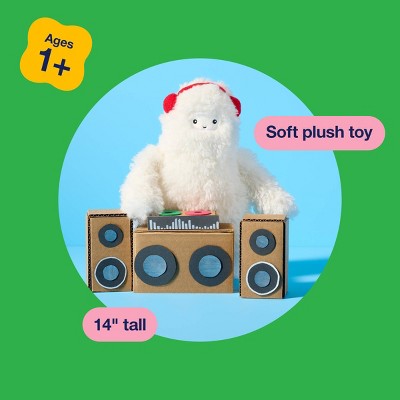 14'' Yeti Standing with Ear Muffs Stuffed Animal - Gigglescape