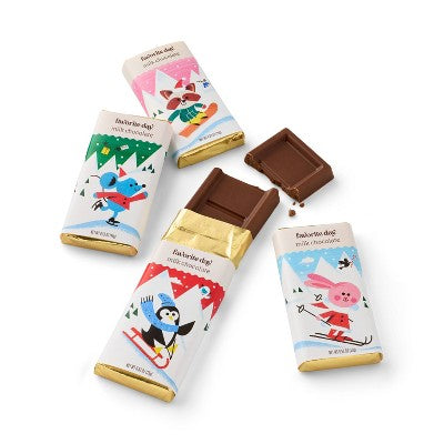 Christmas Candy Milk Chocolate Stocking Stuffer - 2.1oz/4ct - Favorite Day
