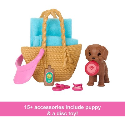 Barbie Playset with 2 Fashion Dolls, Convertible Toy Car & Pool (LOCAL PICKUP ONLY)