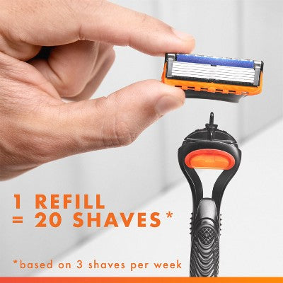 Gillette Fusion5 Value Pack Razor - Handle + 5 Blade Refills