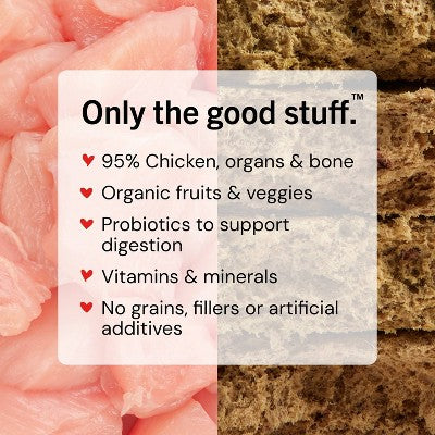 Stella & Chewy's Chicken Flavor Freeze-Dried Patties Dry Dog Food - 5.5oz