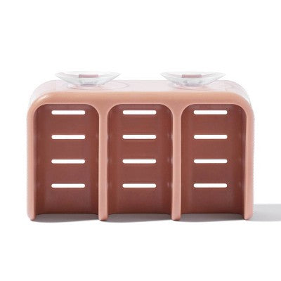 Kitsch Bottle-Free Beauty Self-Draining Soap Dish - Terracotta Pink