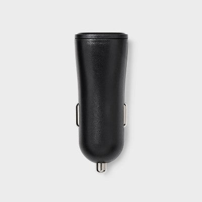 Single Port 20W USB-C Car Charger - dealworthy Black: 3A Output, 5V Voltage, Ready to Use