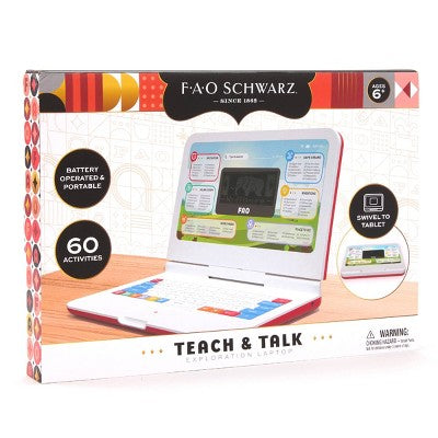 FAO Schwarz Teach & Talk Exploration Laptop