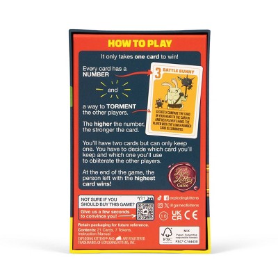 Exploding Kittens Power Hungry Pets Card Game