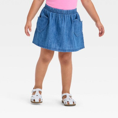 Toddler Girls' Skirt - Cat & Jack Blue 4T