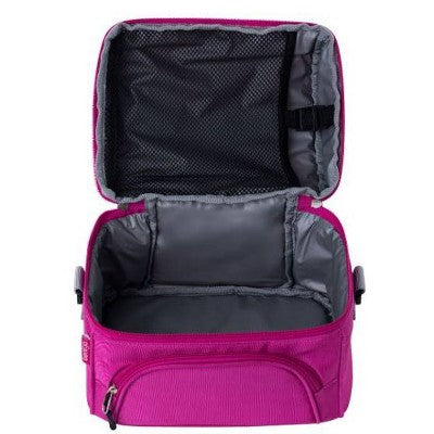 Bentgo Deluxe Lunch Bag, Durable & Insulated Bag, Internal Mesh Pocket & 2-Way Zippers - Purple