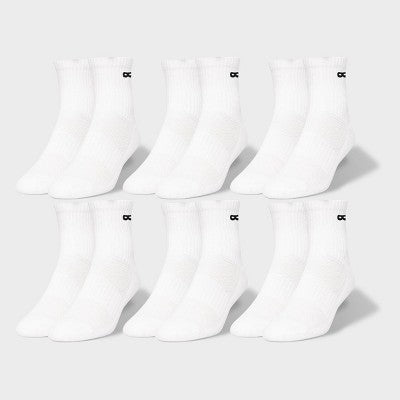 Pair of Thieves BOWO 3+3 Bonus pack Ankle Socks - White 8-12