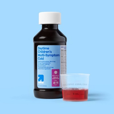 Children's Muti Symptom Cold Relief Liquid - Berry - 4 fl oz - up&up