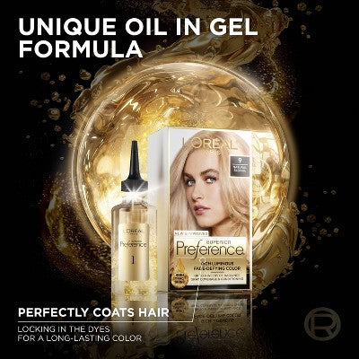 L'Oreal Paris Superior Preference Fade-Defying Color + Shine System - 6.5 fl oz - 5CB M Chestnut Brown - 1 kit