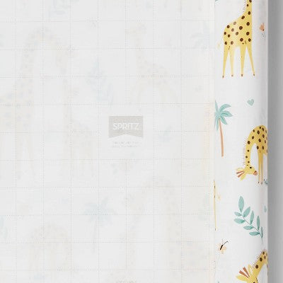 Gift Roll Wrap Giraffes - Spritz