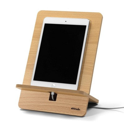 Altitude Tech Stand Natural Wood