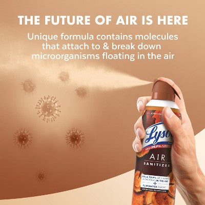 Lysol Aerosol Air Sanitizer - Woodland Escape - 10oz