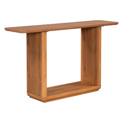 Dexmalle Mirod Elegant Minimalist Console Table with Curved Corners (LOCAL PICKUP ONLY)