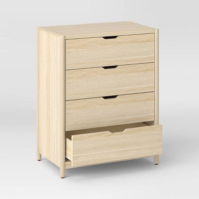 Scandi 4 Drawer Dresser Natural - Room Essentials (LOCAL PICKUP ONLY)