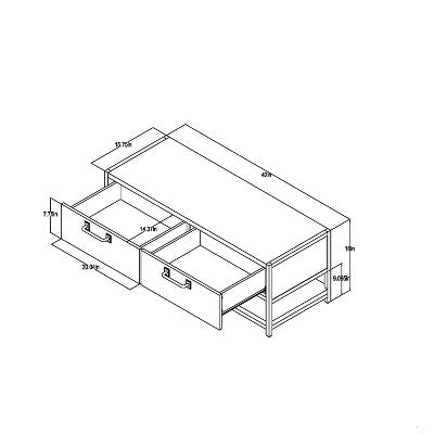 Modular Entryway Storage Bench with Shelving - Aged Oak - Hearth & Hand with Magnolia: Iron Frame, Farmhouse Style, CARB Certified (LOCAL PICKUP ONLY)