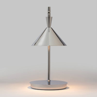 Candle Lamp Warmer Silver Tri Shade - Threshold
