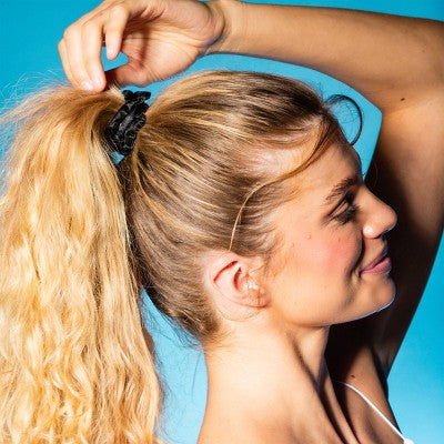 Gimme Beauty Medium Silk-Slip Hair Band - Blonde/Black - 5pc