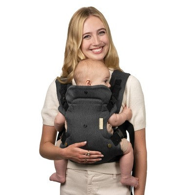 Infantino Flip Luxe 4-in-1 Convertible Baby Carrier - 0-42 Months - Onyx