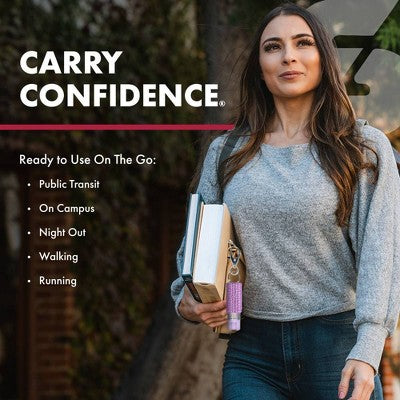 Sabre 2pk Hardcase Pepper Spray with Quick Release Lavendar and Black