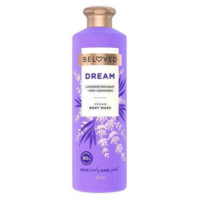 Beloved Dream Vegan Body Wash with Lavender Bouquet & Pro-Ceramides - 18 fl oz