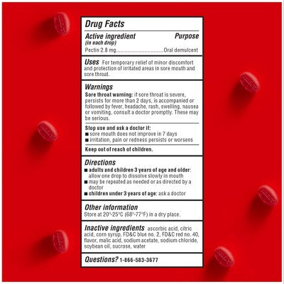Luden's Soothing Throat Lozenge Drops for Sore & Irritated Throats - Wild Cherry - 30ct