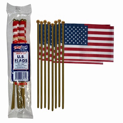Valley Forge Flag 8pc Stick Flags