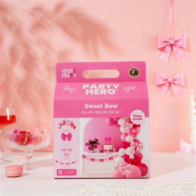 House of Party 86ct Sweet Bows Valentine Decor Kit