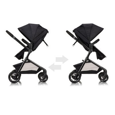 Evenflo Pivot Modular Travel System with LiteMax Infant Car Seat with Anti-Rebound Bar - Casual Gray (LOCAL PICKUP ONLY)