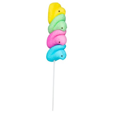 Peeps Easter Rainbow Marshmallow Chick Pop - 1.375oz