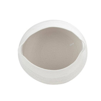 HLD Global XXL Coiled Rope Belly Basket Cream