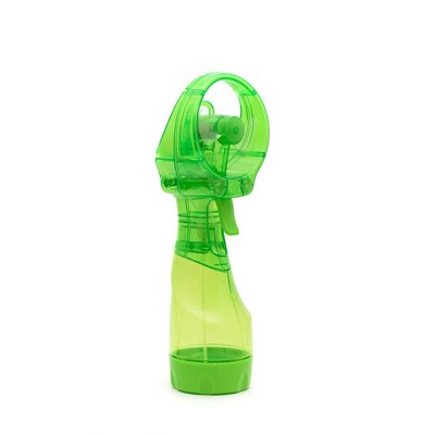 O2COOL Deluxe Handheld Misting Fan Colors May Vary: Portable Personal Spray Fan, Battery Operated, Smooth Plastic Finish