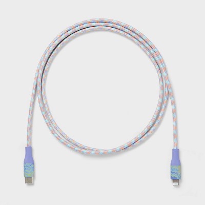 4' Lightning to USB-C Braided Cable - heyday Digital Wave